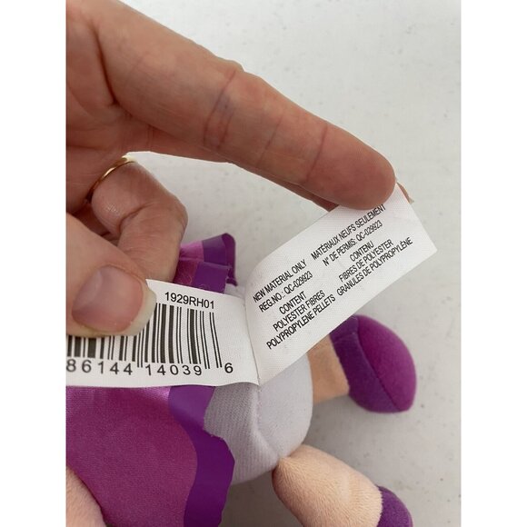 Muppet Babies Super Fabulous Miss Piggy Plush Stuffed Animal 8in Toy Disney Jr - Picture 7 of 9